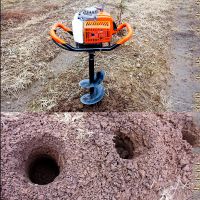 鞍山水泥杆钻孔机 启航硬土专用挖坑机 高压电线杆打眼机哪里有卖