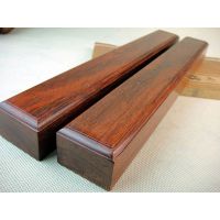 供应印度小叶紫檀木雕件 全品相工艺品牛毛纹紫檀镇纸镇尺A37号一对