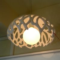 现代简约鸟巢客餐厅吊灯玛斯欧灯饰树脂单头新款灯具MS-P1007S暖光色温艺术珊瑚吊灯