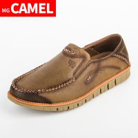 供应福建骆驼伙伴鞋服MG CAMEL男鞋春季新款***圆头低帮系带青年潮流英伦时尚休闲皮鞋