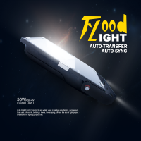 2.4G 50W新款RGB+W LED泛光燈 30m智能遙控 超頻3外殼 明緯電源