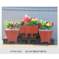 新疆花箱 新疆塑木花钵美观大方 昌吉道路花箱厂家批发零售