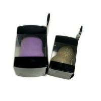 工厂定制化妆工具粉扑PET胶盒免费设计打样采用UV柯式印刷