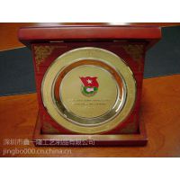 吉林金属奖盘订做厂家长春***礼品纪念盘设计制作单价