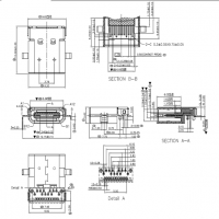 ˫ǳ TYPE C USB 3.1 24Pĸ  1.42 2.0 PCB-