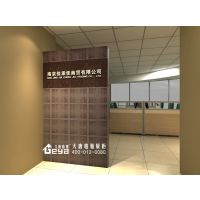 华辰大厦佳承佳办公室基础装修-木质展柜-南京大唐格雅展柜厂