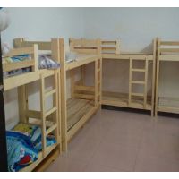 深圳 厂家批发实木上下床-员工宿舍上下铺松木