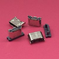 MICRO USB 5PIN短体立式贴片母座/L=4.5mm/蓝牙耳机***充电母座