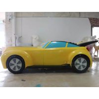 大型仿真汽车模型厂家供应玻璃钢汽车模具雕塑玻璃纤维玩具车制作