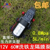 12v 60W 水泵帶壓力開(kāi)關(guān) 微型隔膜泵  洗車(chē) 噴霧器 自吸泵 直接口