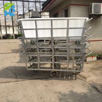 浙江金华 纺织印染推布车箱 印染箱周转箱冷冻冷藏 1500L塑料箱