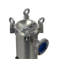 凹盖/垂直快开/顶入式/塑胶/旋转摇臂/平盖吊环式单袋式过滤器