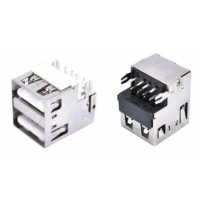 ˫USB A 8P ʽĸ ֱDIP  PCB-
