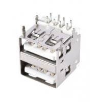 ˫USBAĸ 8P 13.1 ĽDIP 90ֱ PCB-