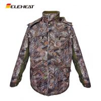 ELEHEAT登山野营迷彩电热服防风防水内胆冲锋衣男军迷发热服L/M