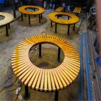 公园围树座椅 户外休闲树围椅 围树坐凳 靠背围树椅 圆形树围椅 方形围树坐凳 厂家定制