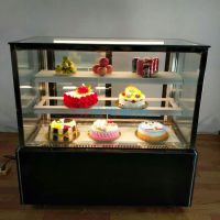 日式直角蛋糕柜工厂直销 ***蛋糕展示柜多少钱一台!