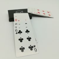 专色印刷小牌尺寸大字体标准四季桃花开黑牌黑色扑克牌制作