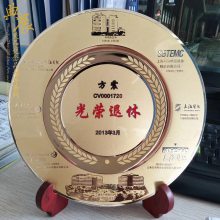 兵马俑文化纪念品制作 纯铜工艺品摆件定制 陕西城市文化纪念盘定制设计