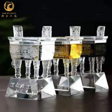 水晶篮球奖杯，足球比赛纪念品，乒乓球比赛奖杯，体育比赛奖杯定制