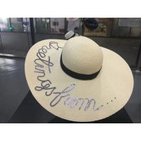 安迪同款大帽檐纸草遮阳帽