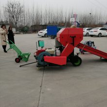 玉米秸秆青贮打捆机低价促销 内蒙古圣泰牌自动下网捆扎机