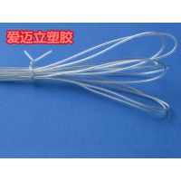 透明包塑铁丝扎带 PVC扎带 包胶扎线 塑料镀锌铁芯扎线带园林扎带