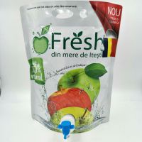 贴牌酒水果汁吸嘴袋 5L双插底饮料吸嘴袋 8色彩印新款液体包装袋