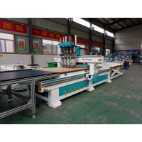 专业定制 三工序开料机 门板切割机 木门开料设备 板式家具开槽机 木工雕刻机