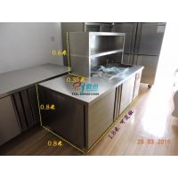 徽点 饮吧专用奶茶操作台，水吧设备价格，多功能奶茶柜，咖啡店不锈钢操作台