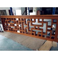 广州木纹铝窗花生产厂家，规格任意订做。