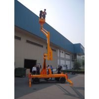 园林用升高10米曲臂式移动维修车，高空作业移动式升降台厂家供应