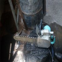 山东省济宁汇之鑫金刚石链锯 大功率手提式金刚石链锯 钢筋混凝土切割机用实力说话