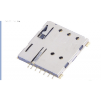 CD 6pin Nano Sim push 6pin+1pin H1.37 PCB-