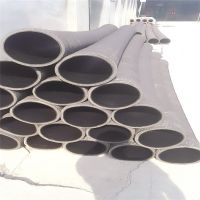 14寸DN350大口径天然橡胶钢丝骨架吸沙橡胶管法兰管出口南非 耐磨 耐高压胶管