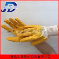 批发棉毛内里丁腈i涂层工作防护用品耐磨防油防酸碱劳保手套舒适耐
