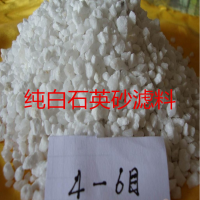 宝能天然石英砂 水厂过滤池用精制石英砂滤料 地坪打磨石英砂