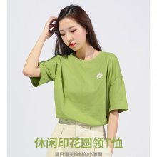 5元女式T恤庫(kù)存尾貨地?cái)傏s集貨源清倉(cāng)批發(fā) 純棉韓版大碼服裝尾貨批發(fā)