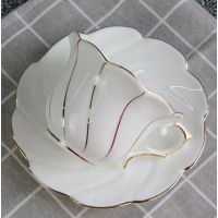 厂家批发骨质瓷咖啡杯碟 欧式陶瓷套装 馈赠下午茶礼品杯碟