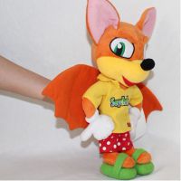 厂家企业吉祥物25CM毛绒玩具动物蝙蝠侠卡通公仔来图定制公仔玩偶