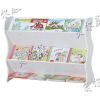 贝尔康 专业生产原木色儿童书柜 实木熊猫书架 幼教家具 橡木色儿童书架