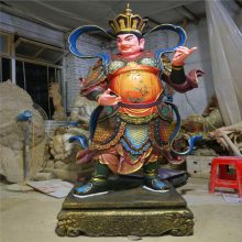 定做四大天王佛像,佛教寺庙四大天王厂家,铜雕|木雕佛像工艺