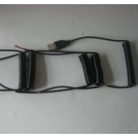 深圳市惠信通按***加工定制弹簧线USB插头