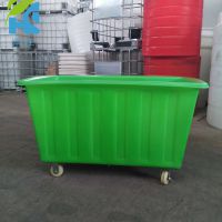 福州市直供 500L印染箱推布车箱 纺织箱周转箱 0.5立方塑料箱