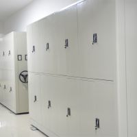 万瑞 厂家直销 钢制移动式密集柜 资料室 档案密集架