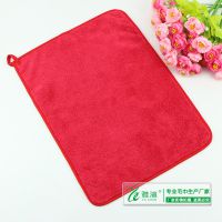 珊瑚绒加厚毛巾30*40 创意挂带手巾毛巾 厂家批发