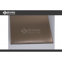 不锈钢玫瑰金发纹板 电镀玫瑰金厂家