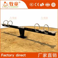 定制广场小区跷跷板 幼儿园双人跷跷板 动物跷跷板厂家【批发】