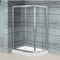 浩湟高端淋浴房整体浴室移动钢化玻璃隔断屏弧扇形TF-1007