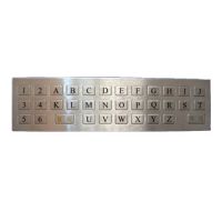 不锈钢金属数字密码小键盘OEM厂家供应